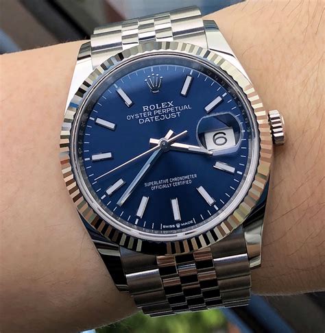 rolex datejust 36 blau|brand new rolex datejust 36mm.